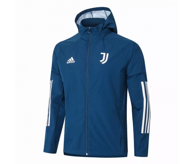 Juventus Blue Training Storm Football Jacket 2021