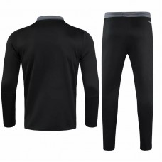 2021-22 Juventus Core Black Soccer Technical Training Tracksuit