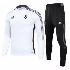 2021-22 Juventus Core White Soccer Technical Training Tracksuit