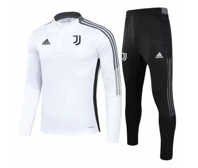2021-22 Juventus Core White Soccer Technical Training Tracksuit