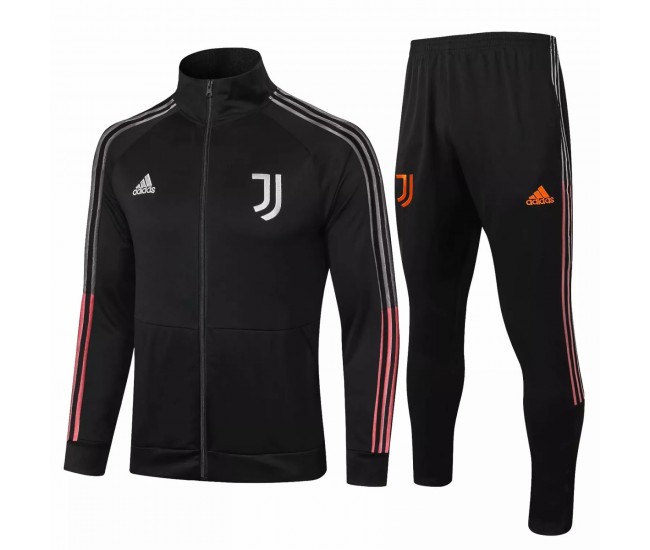 Juventus Presentation Football Black Tracksuit Black 2021