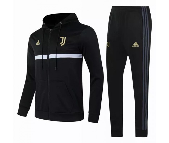 Juventus Training Presentation Football Tracksuit Black 2021