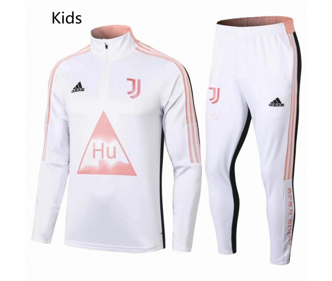 Juventus Training Football Tracksuit Human Race White Kids 2021