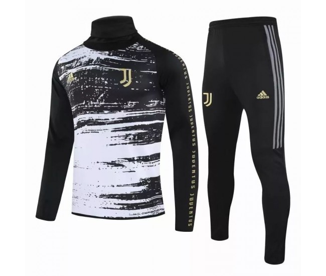 Juventus Training Technical Football Tracksuit Neck Black 2021