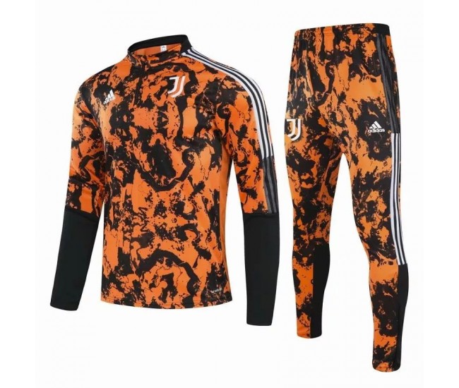 Juventus Training Technical Football Tracksuit Orange 2021