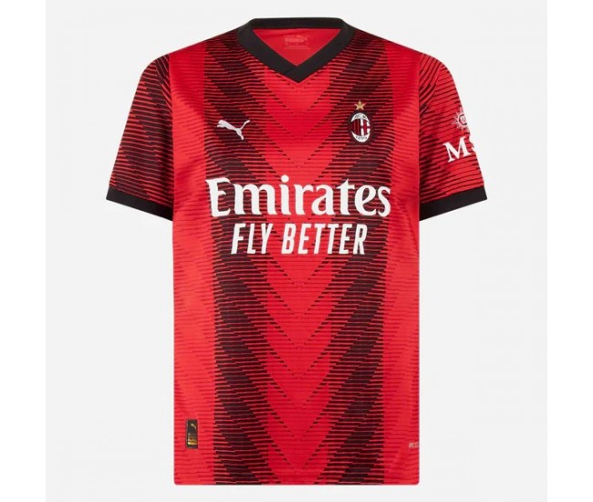 2023-24 AC Milan Mens Home Jersey