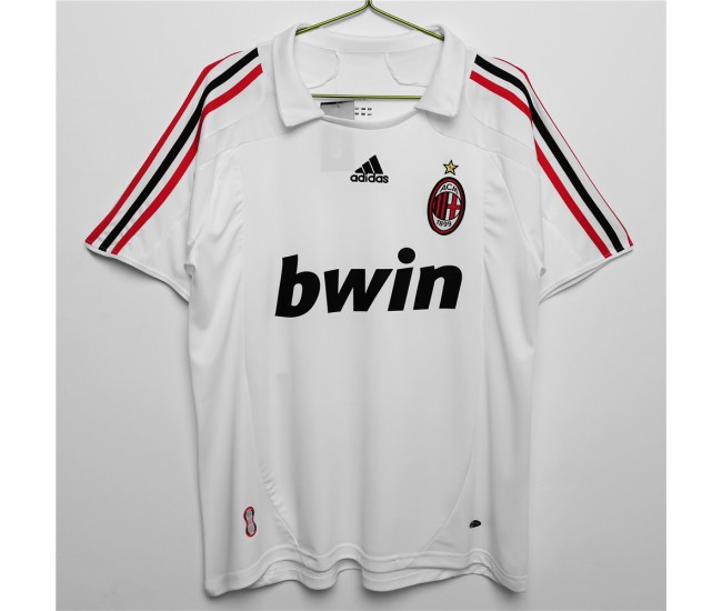 2007-2008 AC Milan Away Retro Jersey 