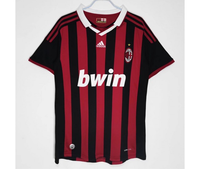 2009-2010 AC Milan Home Retro Jersey