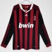 2009-2010 AC Milan Long Sleeve Home Retro Jersey 