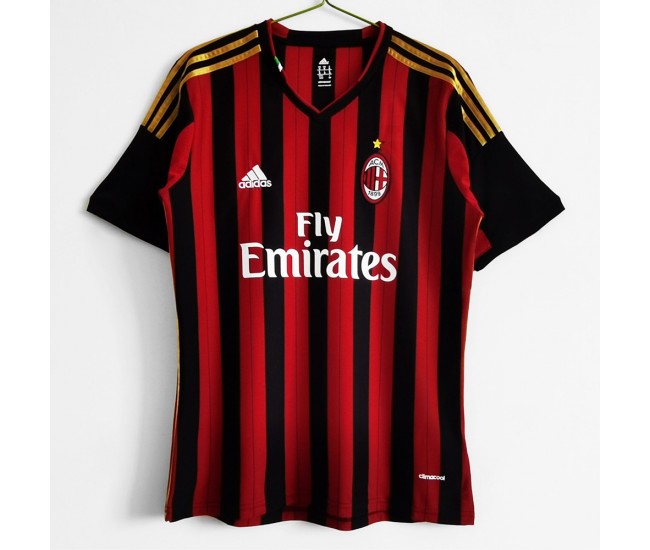 2013-2014 AC Milan Home Retro Jersey 