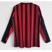 2013-2014 AC Milan Home Long Sleeve Retro Jersey 