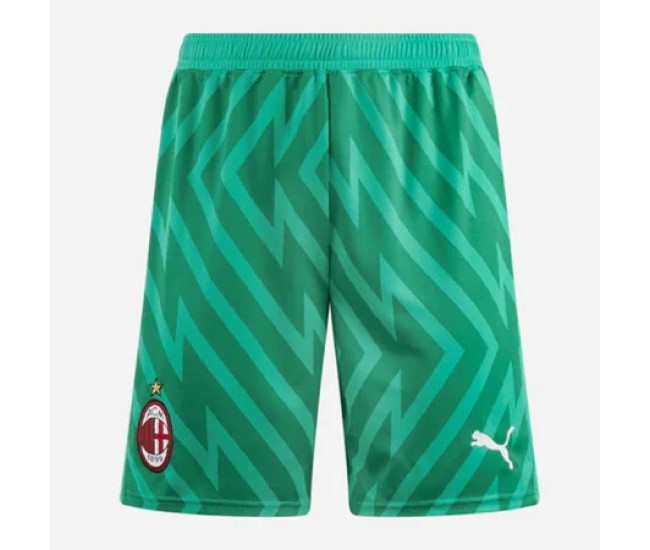 23-24 AC Milan Mens Goalkeeper Home Shorts