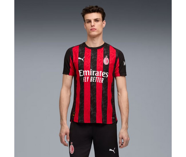 25-26 AC Milan Mens Home Authentic Soccer Jersey