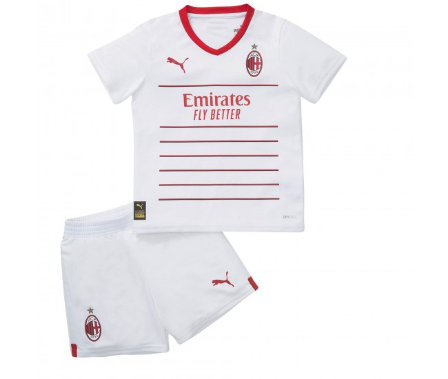 2022-23 AC Milan Away Kids Kit