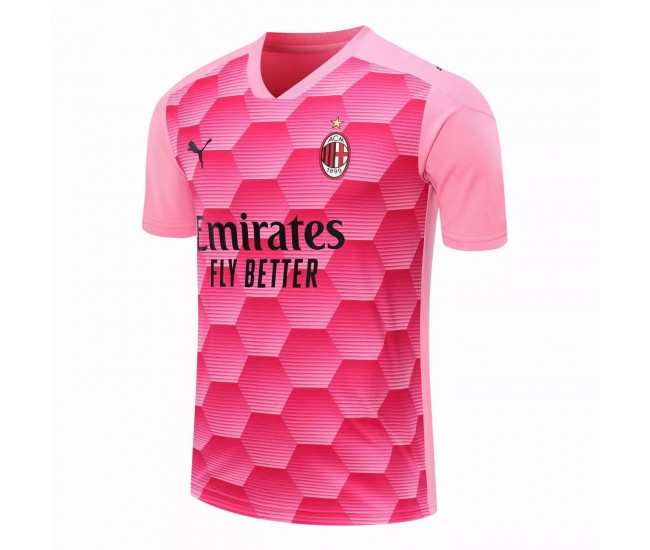 AC Milan Goalkeeper Shirt Pink 2021