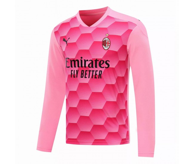 AC Milan Goalkeeper Long Sleeve Shirt Pink 2021