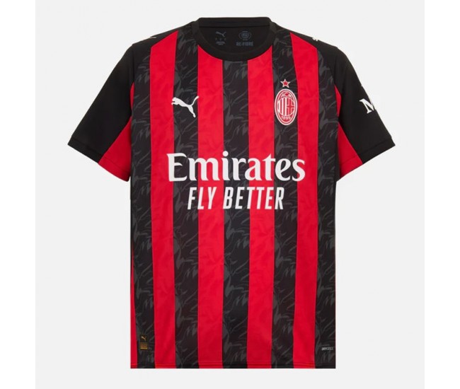 25-26 AC Milan Mens Home Soccer Jersey