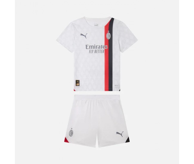 23-24 AC Milan Kids Away Kit