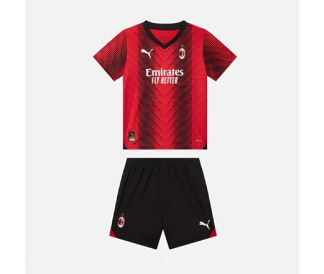 23-24 AC Milan Kids Home Kit