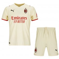 2021-22 AC Milan Away Kids Kit