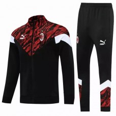 AC Milan Training Presentation Football Tracksuit Black 2021 2022