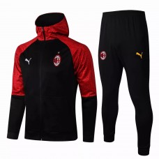 AC Milan Training Presentation Football Tracksuit Black 2021