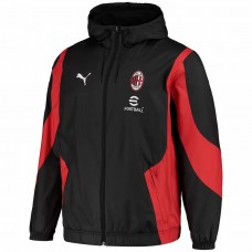 23-24 AC Milan Mens Pre Match Anthem Jacket