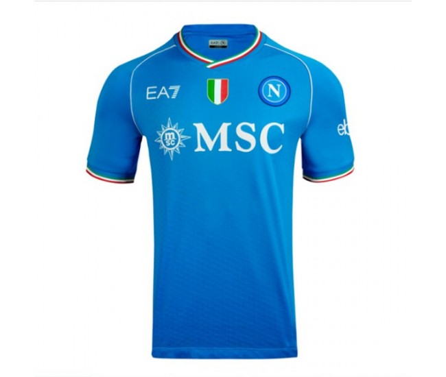 2023-24 SSC Napoli Mens Home Jersey