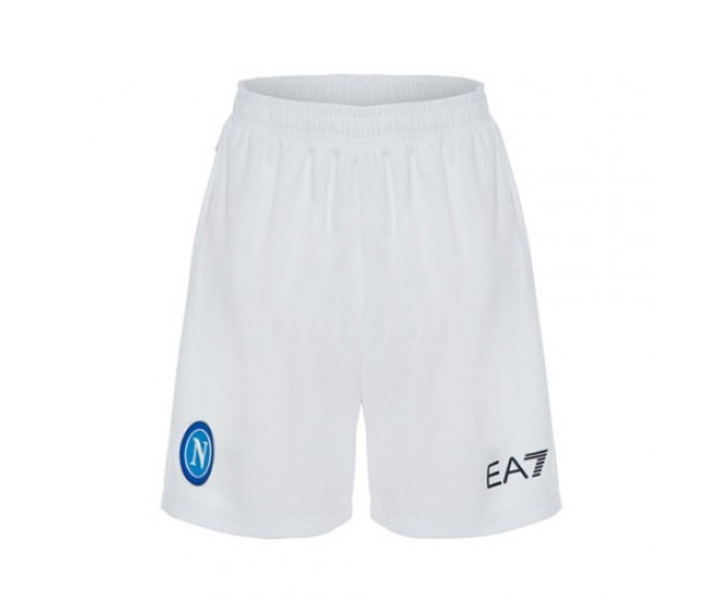 2023-24 SSC Napoli Mens White Shorts