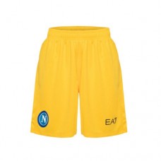 2023-24 SSC Napoli Mens Yellow Shorts