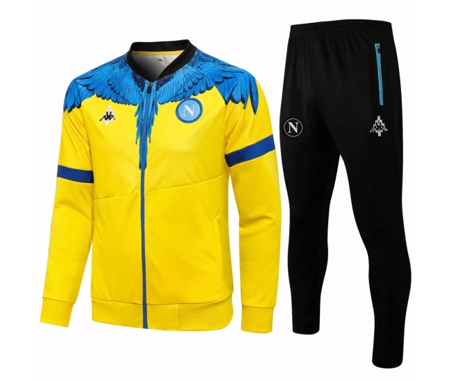 2021 SSC Napoli Tracksuit Burlon Goalkeeper Collection