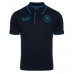 23-24 SSC Napoli Mens Navy Blue Representation Polo Shirt