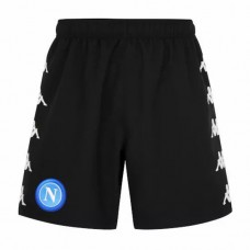 SSC Napoli Third Football Shorts Black 2021