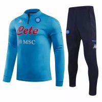 SSC Napoli Training Technical Football Tracksuit Blue 2020