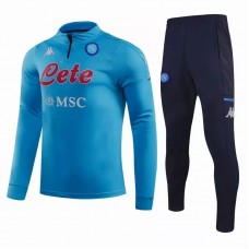 SSC Napoli Training Technical Football Tracksuit Blue 2020