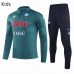 SSC Napoli Training Technical Football Tracksuit Green Kids 2020