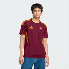 25-26 AS Roma Mens Home Authentic Soccer Jersey 