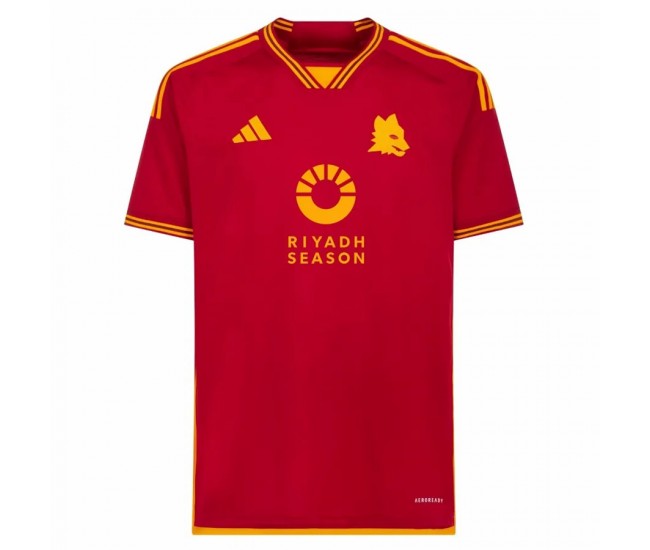 23-24 AS Roma Mens Home Jersey