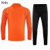 2020-21 AS Roma Training technical soccer tracksuit Yellow Kids