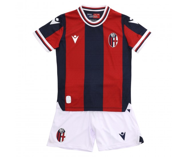 2021-22 Bologna FC Home Kids Kit