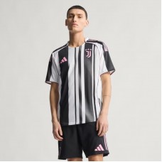 25-26 Juventus Mens Home Authentic Soccer Jersey 