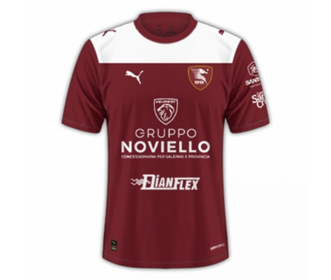 25-26 US Salernitana 1919 Mens Home Soccer Jersey
