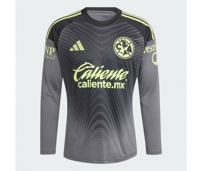 25-26 Club America Mens Goalkeeper Long Sleeve Soccer Jersey 