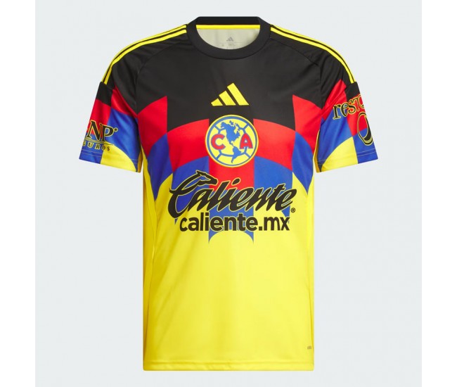 25-26 Club America Mens Home Soccer Jersey 