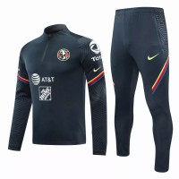 Club America Training Football Tracksuit Navy 2021