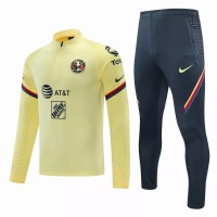 Club America Training Football Tracksuit Yellow 2021