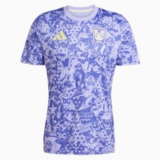 25-26 Adidas x DC Comics Tigres UANL Men's Wonder Woman Pre-Match Soccer Jersey 