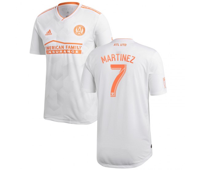 Men's Atlanta United FC Josef Martinez adidas White 2018 King Peach Authentic Player Jersey