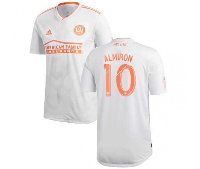 Men's Atlanta United FC Miguel Almiron adidas White 2018 King Peach Authentic Player Jersey