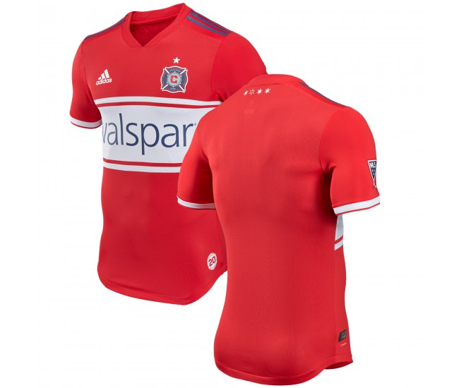 Men's Chicago Fire adidas Red 2018 Primary Authentic Jersey